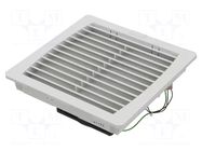 Fan: AC; axial; 230VAC; 160m3/h; 40dBA; IP55; 252x103x252mm; grey WEIDMÜLLER
