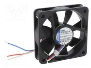 Fan: DC; axial; 12VDC; 60x60x15mm; 29m3/h; 27dBA; slide bearing EBM-PAPST