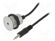 Headphone socket 3,5mm; 22mm; har-port; -25÷70°C; Ø22.3mm; IP20 HARTING