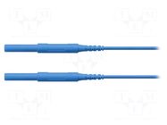Test lead; 6kVDC; 6kVAC; 16A; banana plug 4mm,both sides; Len: 2m SCHÜTZINGER