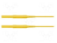 Test lead; 6kVDC; 6kVAC; 16A; banana plug 4mm,both sides; Len: 2m SCHÜTZINGER