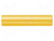 Adapter; yellow; 70VDC; 16A; 45mm; Insulation: polystyrol; 33VAC SCHÜTZINGER