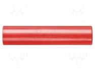 Adapter; red; 70VDC; 16A; 45mm; Insulation: polystyrol; 33VAC SCHÜTZINGER