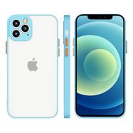 Milky Case silicone flexible translucent case for Samsung Galaxy S21+ 5G (S21 Plus 5G) blue, Hurtel