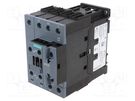 Contactor: 4-pole; NC x2 + NO x2; Auxiliary contacts: NO + NC SIEMENS