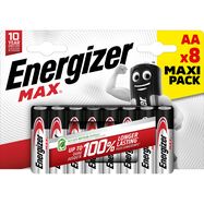Алкалиновая батарейка LR6 (AA) 1.5V E91 2900mAh MAX Energizer 8шт блистер