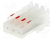 Plug; wire-board; female; PIN: 3; end connector; 2.54mm; IDC; 22AWG PANCON