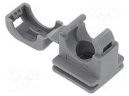 Bracket; polyamide 6; PMACLIP SFH; grey; Size: 10; PMACLIP PMA