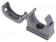 Bracket; polyamide 6; PMACLIP SFH; -40÷105°C; grey; Size: 23 PMA