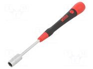 Screwdriver; precision; 6-angles socket; HEX 7mm; PicoFinish® WIHA