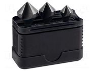 Countersink; 12.4÷20.5mm; metal,plastic; 3pcs; high speed steel ALPEN-MAYKESTAG