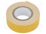 Fastening tape; double-sided; white; W: 19mm; L: 1.5m EUROTAPE