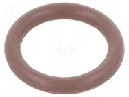 O-ring gasket; FPM; Thk: 2mm; Øint: 10mm; brown; -20÷200°C ORING USZCZELNIENIA TECHNICZNE