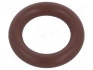O-ring gasket; FPM; Thk: 3mm; Øint: 10mm; brown; -20÷200°C ORING USZCZELNIENIA TECHNICZNE