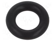 O-ring gasket; FPM; Thk: 3mm; Øint: 7mm; black; -20÷200°C ORING USZCZELNIENIA TECHNICZNE