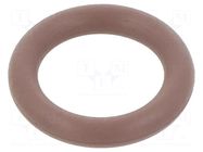 O-ring gasket; FPM; Thk: 2mm; Øint: 8mm; brown; -20÷200°C ORING USZCZELNIENIA TECHNICZNE
