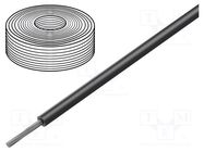 Wire; SiF; 1x0.25mm2; stranded; Cu; silicone; black; -60÷180°C; 100m HELUKABEL