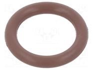 O-ring gasket; FPM; Thk: 3mm; Øint: 14mm; brown; -20÷200°C ORING USZCZELNIENIA TECHNICZNE