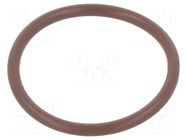 O-ring gasket; FPM; Thk: 2mm; Øint: 23mm; brown; -20÷200°C ORING USZCZELNIENIA TECHNICZNE