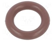 O-ring gasket; FPM; Thk: 2mm; Øint: 6mm; brown; -20÷200°C ORING USZCZELNIENIA TECHNICZNE