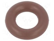 O-ring gasket; FPM; Thk: 3mm; Øint: 6mm; brown; -20÷200°C ORING USZCZELNIENIA TECHNICZNE