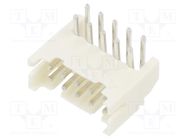 Socket; wire-board; male; 2mm; PIN: 10; THT; 100V; 2A; angled ADAM TECH