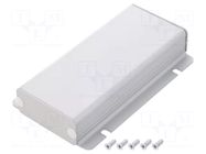 Enclosure: with panel; with fixing lugs; 1455F; X: 54mm; Y: 120mm HAMMOND