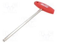 Wrench; hex key,spherical; HEX 8mm; Overall len: 238mm WIHA