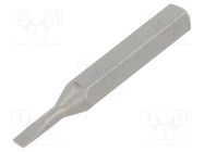 Screwdriver bit; slot; 1,8x0,3mm; Overall len: 28mm; MICRO WIHA