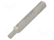 Screwdriver bit; hex key; HEX 3/32"; Overall len: 28mm; MICRO WIHA