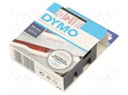 Tape; 19mm; 7m; white; Character colour: red DYMO