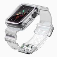 Silicone Band Strap Bracelet Case Strap Light Set for Apple Watch 42mm - Black, Hurtel