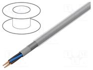 Wire; ÖLFLEX® CLASSIC 100 CY; 4x0.5mm2; PVC; transparent,grey LAPP