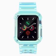 Silicone Band Strap Bracelet Case Strap Light Set for Apple Watch 40mm - Blue, Hurtel