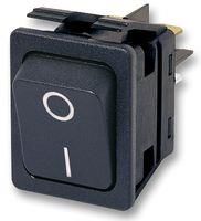 ROCKER SWITCH, DPST, 16A, 250VAC, PANEL