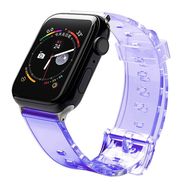 Strap Light Silicone Wristband Strap Bracelet Watch Bracelet Watch 6/5/4/3/2 (44mm / 42mm) Purple, Hurtel