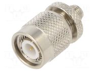 Adapter; SMA socket,TNC male; Insulation: PTFE; 50Ω AMPHENOL RF