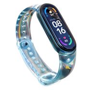 Replacment silicone band strap for Xiaomi Mi Band 6 / 5 blue, Hurtel