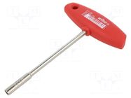 Wrench; socket spanner; HEX 5.5mm; Chrom-vanadium steel WIHA