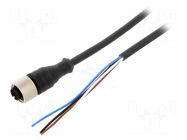 Cable: for sensors/automation; M12; PIN: 4; straight; 10m; plug TELEMECANIQUE SENSORS
