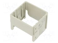 Mounting adapter; Han Yellock Han Modular adapter frame 30 HARTING