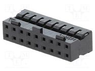 Connector: wire-wire/PCB; plug; female; PIN: 18; Milli-Grid; 2mm MOLEX