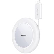 Ugreen CD245 40123 wireless Qi / MagSafe charger 15W with USB-C cable - white, Ugreen