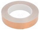 Tape: electrically conductive; ESD; L: 33m; W: 25mm; Thk: 0.05mm STATICTEC