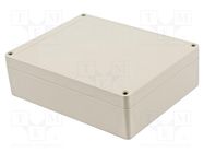 Enclosure: multipurpose; X: 146mm; Y: 186mm; Z: 55mm; Ritec; ABS; IP65 HAMMOND