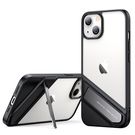 Ugreen Fusion Kickstand Case iPhone 13 Hard Cover with Gel Frame and Stand black (90152), Ugreen