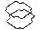 Gasket; HM-1590Z061; -40÷150°C; Gasket material: silicone rubber HAMMOND