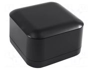 Enclosure: multipurpose; X: 120mm; Y: 120mm; Z: 70mm; ABS; black; IP66 HAMMOND