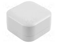 Enclosure: multipurpose; X: 80mm; Y: 80mm; Z: 45mm; ABS; light grey HAMMOND