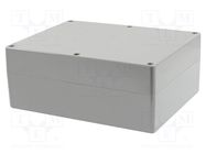 Enclosure: multipurpose; X: 240mm; Y: 300mm; Z: 120mm; 1555; ABS; grey HAMMOND